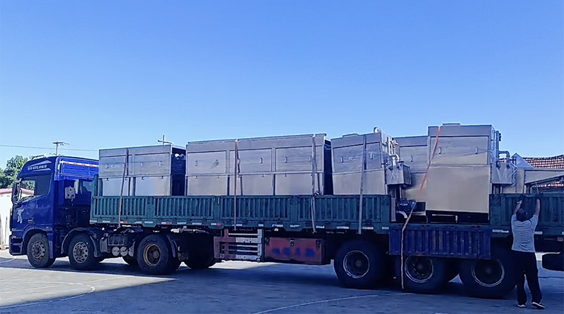 【銳智出品系列】之射流氣鼓式浸燙機發貨