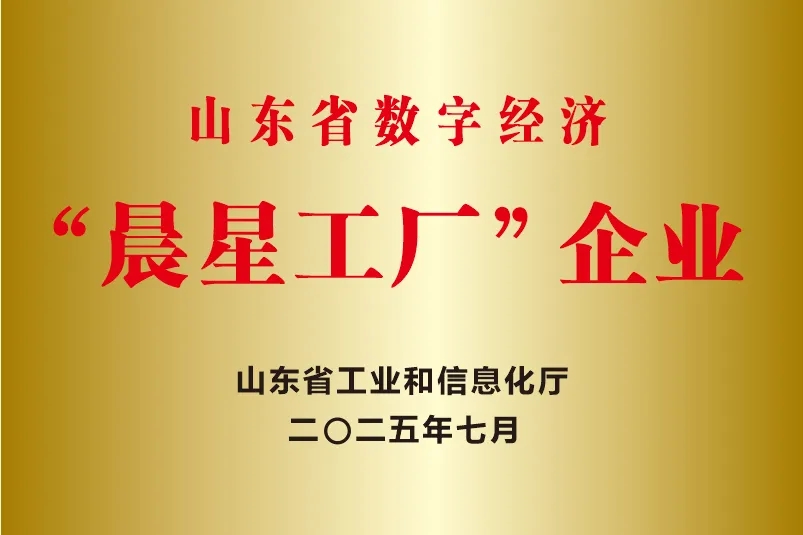 喜報！銳智智能成功入選2025年度山東省數字經濟“晨星工廠”建設試點名單